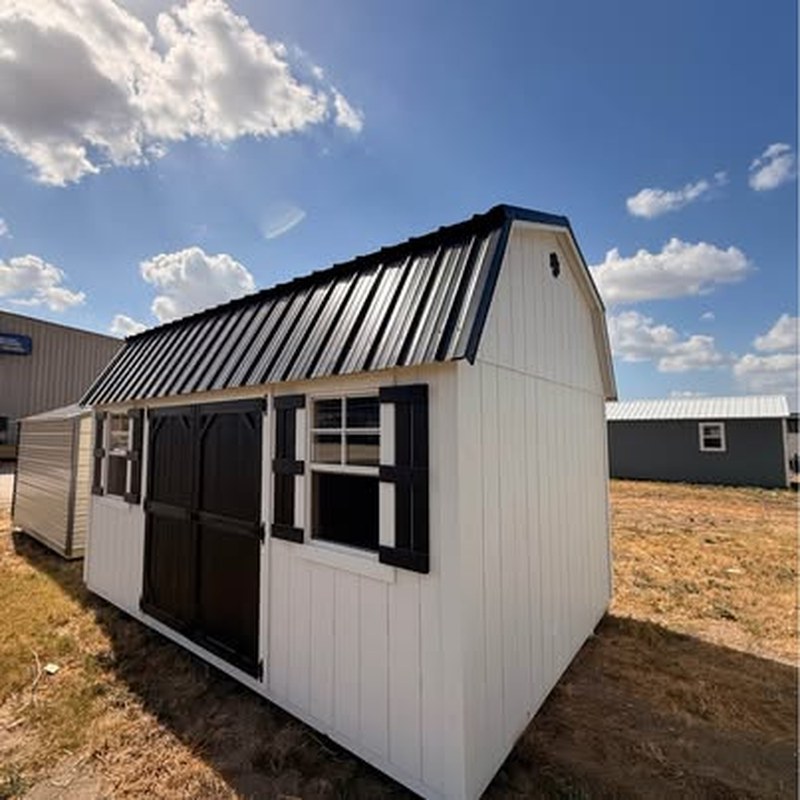 Secure Storage Sheds 160 Sqft Lofted Barn $225/mo, only $225 down, delivered!