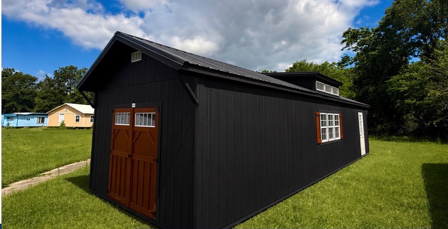 14×40 Tiny Home Shell at Secure Storage Sheds of Waco