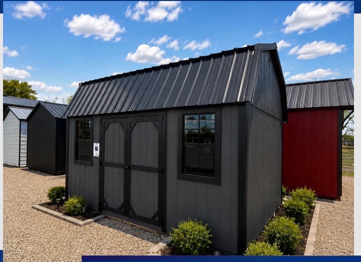 12×16 Lofted Barn at Secure Storage Sheds of Waco