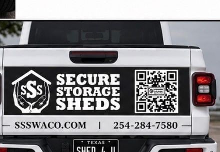 Rear view of the Jeep with SSSWACO.COM and 254-284-7580